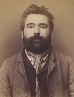 Job. Eugène, François. 31 ans, né à Paris Xle. Chaisier. Anarchiste. 6/3/94., 1894.