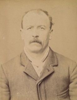 Daguenet. Eugerne, Carolin. 39 ans, né à Granville (Manche). ébéniste. Anarchiste. 26/2/94. , 1894.