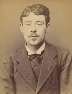 Hostenbock. Joseph, Louis. 22 ans, né à Bruxelles (Belgique). Coiffeur. Anarchiste. 26/2/94., 1894.