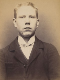 Billot. Eugène. 20 ans, né à La Charité (Nièvre). Tailleur d'habits. Anarchiste. 9/3/94. , 1894.