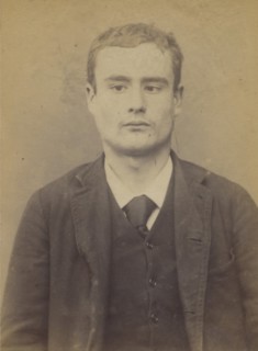 Chapuis. Charles, Paul. 17 ans, né le 22/3/76 à Paris VIle. Tapissier. Anarchiste. 7/1/94, 1894.