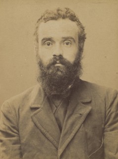 Luce. Maximilien. 36 ans, né le 13/3/58 à Paris VIIe. Artiste-peintre. Anarchiste. 6/7/94., 1894.