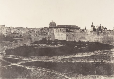 Jérusalem, Enceinte du Temple, Vue générale de la face Sud 1, 1854.