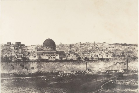 Jérusalem, Enceinte du Temple, Vue générale de la face Est, Pl. 2, 1854.