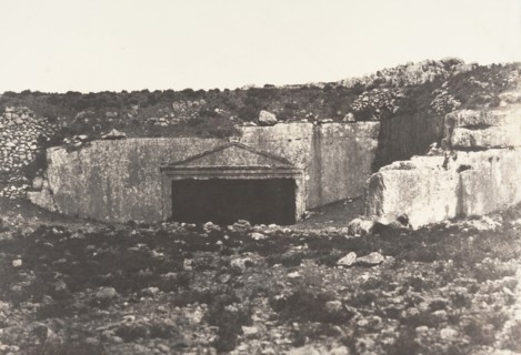 Jérusalem, Tombeau des Juges, Vue générale, 1854.