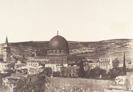 Jérusalem, Mosquée d'Omar, côté ouest, 1854.