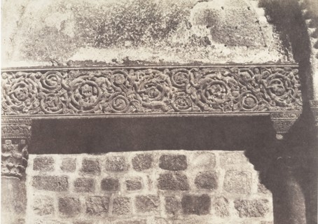 Jérusalem, Saint-Sépulcre, Bas-relief (porte murée), 1854.