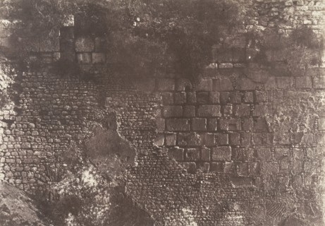 Jérusalem, Enceinte du Temple, Détails de l'appareil de la piscine probatique, 1854.