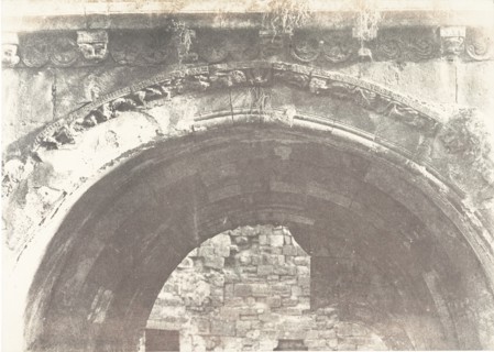 Jérusalem, Sainte-Marie-la-Grande, Détails de la porte, 1854.