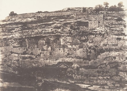 Jérusalem, Village de Siloam, Vue générale, 1854.