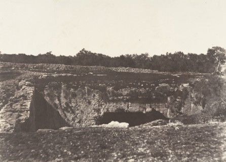 Jérusalem, Tombeau des rois de Juda, Cour extérieure, 1854.