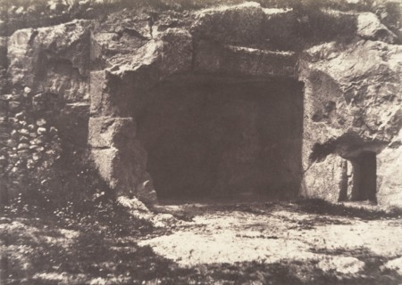 Jérusalem, Vallée de Hinnom, Retraite des Apôtres, 1854.