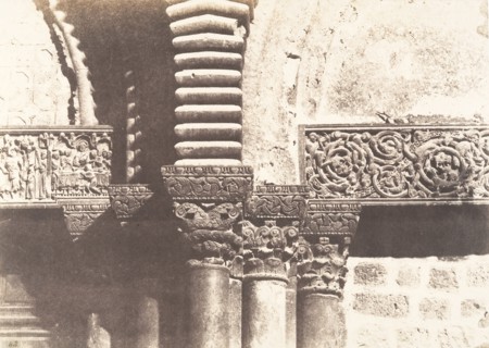 Jérusalem, Saint Sépulcre, détails des chapiteaux, 1854.