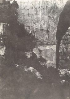 Jérusalem, Arc de l'Ecce-Homo, Détails, 1854.