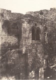 Jérusalem, Escalier arabe de Sainte-Marie-la-Grande, 1854.