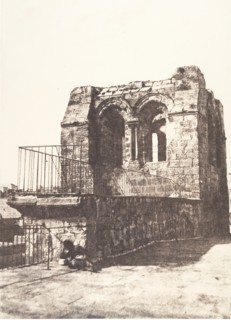 Jérusalem, Saint-Sépulcre, Détails du Clocher, 1854.