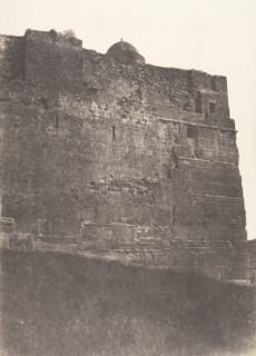 Jérusalem, Enceinte du Temple, Face Sud de l'angle Sud-Est, 1854.