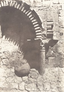 Jérusalem, Saint-Sépulcre, Porte Ouest, 1854.