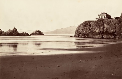 Cliff House and Seal Rock, 1868-69, printed ca. 1876.