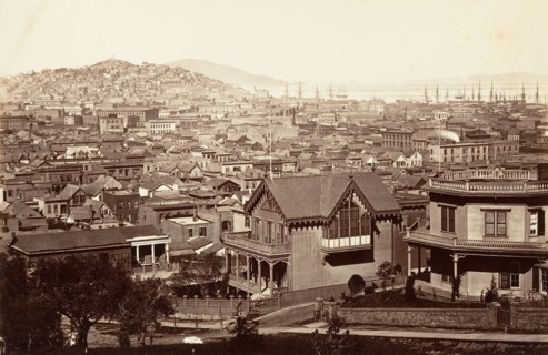 San Francisco, from Rincon Hill, 1864, printed ca. 1876.