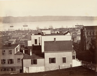San Francisco, from California and Powell Streets, 1864, printed ca. 1876.