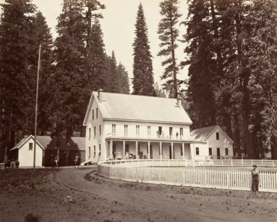 Mammoth Grove Hotel, ca. 1872, printed ca. 1876.
