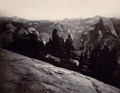 View from the Sentinel Dome, Yosemite, 1865-66.