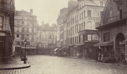 Rue de la Lingerie, de la rue Berger, 1860s-70s.