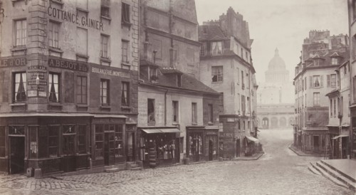 Rue du Haut-Pave (Pantheon in Distance), 1865-69.