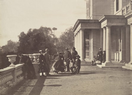 [Lord Brougham and his Family, Cannes], 1862.