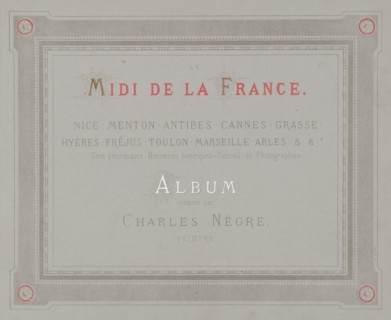 Le Midi de la France, 1850s-60s.