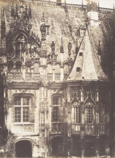 Fragment du Palais de Justice, Rouen, 1852-54.