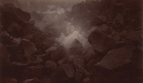 Crater of Volcano, Quetzaltenango-Guatemala, 1875.