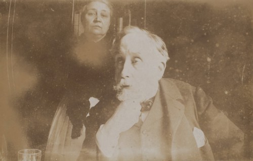 [Self-Portrait with Zoé Closier], probably 1895.
