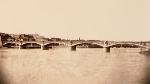 Lyon, Viaduc du Rhône, ca. 1861.