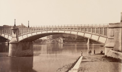 Lyon, Viaduc du Rhône, ca. 1861.