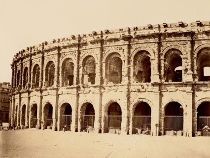 Nimes, Amphithéâtre, ca. 1861.