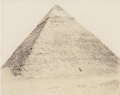 Djizeh (Nécropole de Memphis), Pyramide de Chéphren, 1851-52, printed 1853-54.