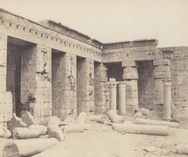 Médinet-Abou (Thèbes). Constructions Postérieures - Deuxiéme Cour, 1851-52, printed 1853-54.