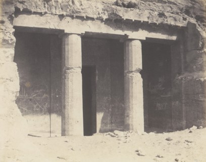 Béni-Haçan, Architecture Hypogéene - Tombeau de Névothph, 1851-52, printed 1853-54.
