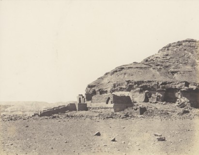El-Kab (éléthya), Vue Générale de l'Hémi-Spéos, 1851-52, printed 1853-54.
