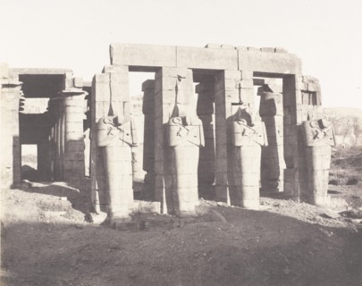 Gournah (Thèbes), Palais Dit le Memnonium, 1851-52, printed 1853-54.