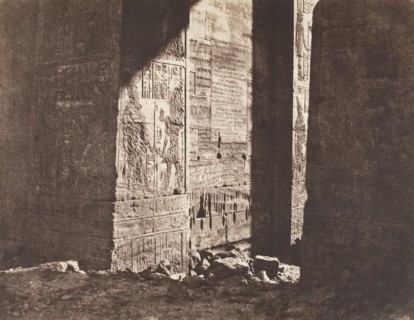 Ile de Fileh (Philæ), Premier Pylône, Inscription Française Gravée Sur L'ébrasement Oriental, En M, 1851-52.