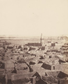 Edfou, Aspect Générale de la Ville Vue de la Plateforme Centrale du Pylône, 1851-52, printed 1853-54.