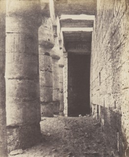 Médinet-Abou (Thèbes), Construction Postérieures - Deuxiéme Cour - Galerie Sud-Ouest, 1851-52, printed 1853-54.