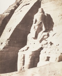 Abou Sembil, Grand Spéos - Statues Colossales, Vues de Trois-Quarts, 1851-52, printed 1853-54.