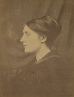 [Unidentified Woman in Profile], 1866-68.