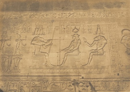 Bas-reliefs de la façade du Temple de Dendérah (Tentyris), 1849-50.