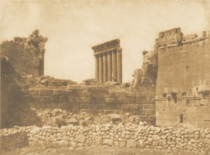 Vue générale des ruines de Baâlbek, prise à l'Est, September 1850.