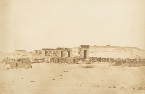 Vue générale du Temple et du Village de Déboude (Parembole), April 10, 1850.